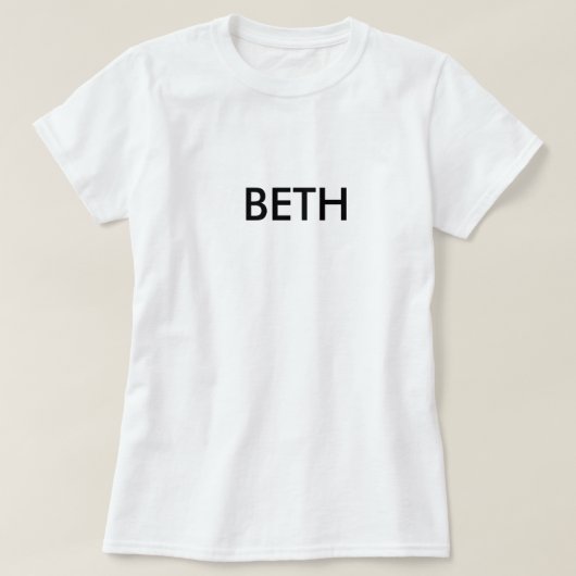Beth T-shirt (Design voorkant)