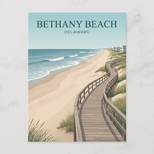 Bethany Beach, Delaware Briefkaart (Voorkant)