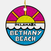 Bethany Beach Delaware Keramisch Ornament (Achterkant)
