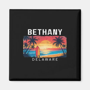 Bethany Beach Delaware Mannen Vrouwen Surfen Magneet