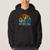 Bethany Beach Delaware Palm Tree Tropical Beach So Hoodie (Voorkant)