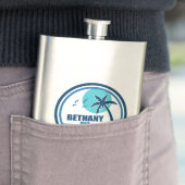 Bethany Beach Delaware Palm Tree Vogels Flacon (Voorbeeld)