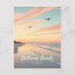 Bethany Beach, Delaware – Rustige strandgezichten Briefkaart