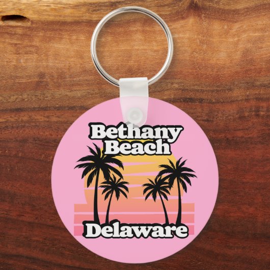Bethany Beach Delaware Sleutelhanger (Achterkant)