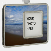 Bethany Beach I Verzilverd Kader Ornament (Rechts)