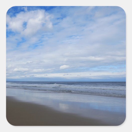 Bethany Beach I Vierkante Sticker (Voorkant)