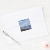 Bethany Beach I Vierkante Sticker (Envelop)
