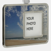 Bethany Beach II Verzilverd Kader Ornament (Rechts)