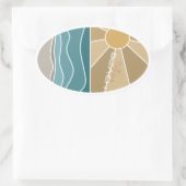 Bethany Beach Sticker imperméable (Sac)