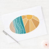 Bethany Beach Sticker Sunset (Enveloppe)