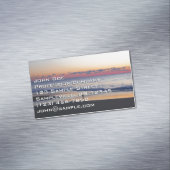 Bethany Beach Sunrise I Magnetisch Visitekaartje (Voorbeeld)