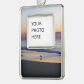 Bethany Beach Sunrise I Verzilverd Kader Ornament (Links)