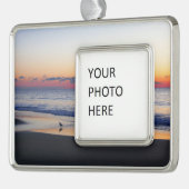 Bethany Beach Sunrise I Verzilverd Kader Ornament (Links)