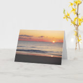 Bethany Beach Sunrise II Kaart (Gele Bloem)