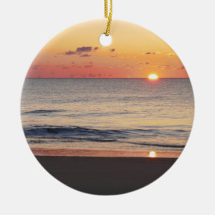 Bethany Beach Sunrise II Keramisch Ornament