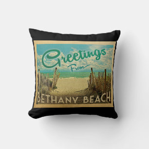 Bethany Beach Vintage Travel Kussen