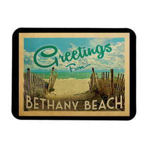 Bethany Beach Vintage Travel Magneet