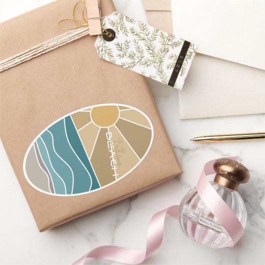 Bethany Beach Waterdichte Sticker (Geschenken)