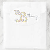 Bethany ou votre nom commençant par B étiquette (Sac)