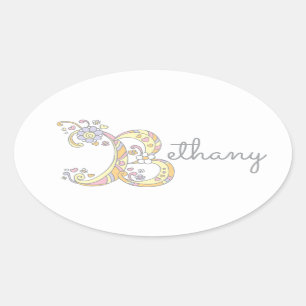 Bethany ou votre nom commençant par B étiquette