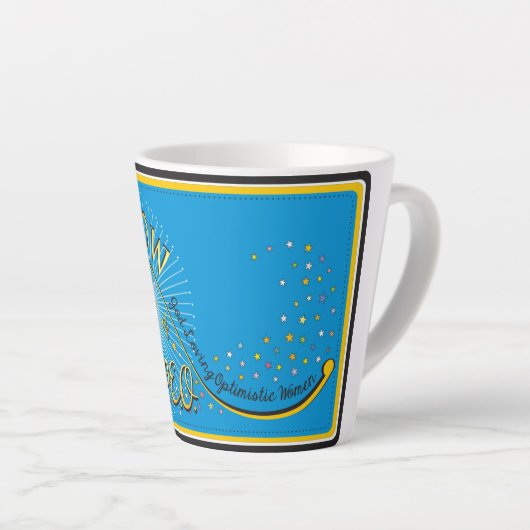 BeTheGlowOfPEO Latte Mug (Angle droit)