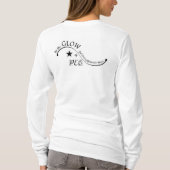 BeTheGlowOfPEO T-shirt à manches longues - Blanc (Dos)