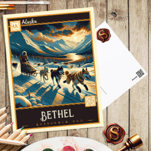 Bethel, Alaska    BRIEFKAART