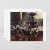 Bethesda Fountain, Central Park, NYC Briefkaart (Voorkant / Achterkant)