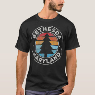 Bethesda Maryland MD Grafisch Retro 70's T-shirt
