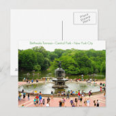 Bethesda Terrace Briefkaart (Voorkant / Achterkant)