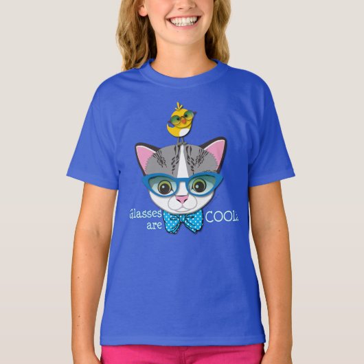 Bethie: De bril is COOL! T-shirt (Voorkant)
