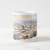 Béthléem dans la neige Jumbo Mug – Sérénité (Devant)