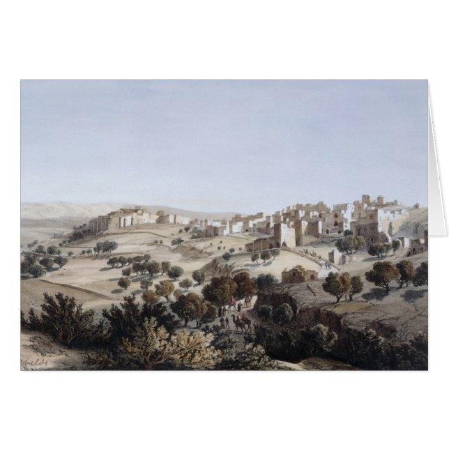 Bethléem, gravée par Terry (Devant horizontal)