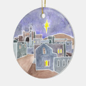 Bethlehem Ceramic Jesse Tree Ornament (Links)