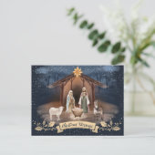 Bethlehem Christelijke kerstBriefkaarten Feestdagenkaart (Staand voorkant)