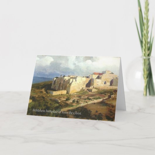 Bethlehem Christmas Kaart (Voorkant)