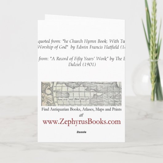 Bethlehem Feestdagen Kaart (Achterkant)