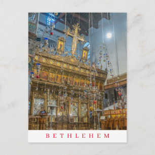Bethlehem in de Geboortekerk Briefkaart