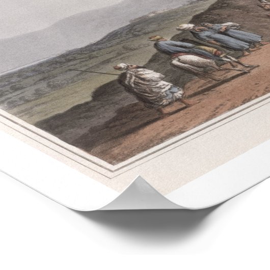 Bethlehem in Palestina, Uitzicht van het hoofddeel Poster (Hoek)