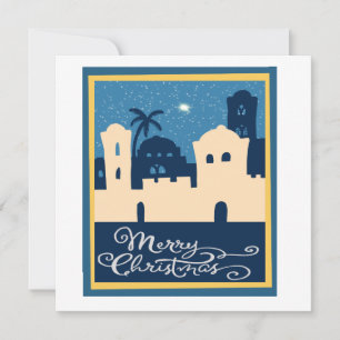 Bethlehem Kerstmis Feestdagenkaart