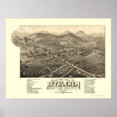 Bethlehem, NH Panoramic Map - 1883 Poster (Voorkant)