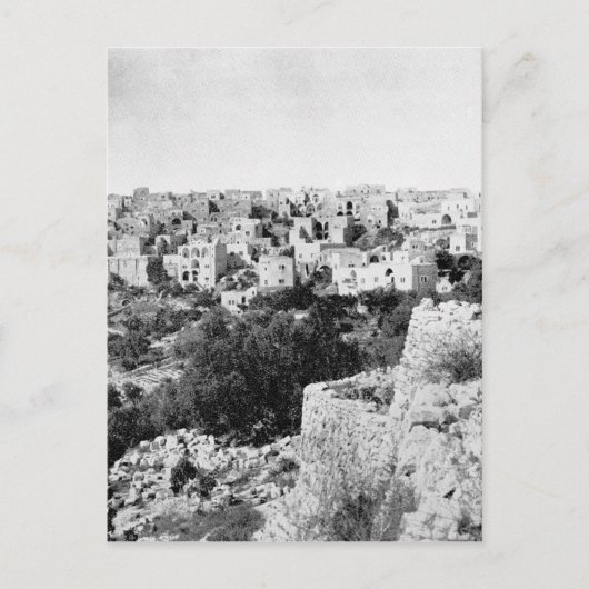 Bethlehem, ongeveer 1890 briefkaart (Voorkant)