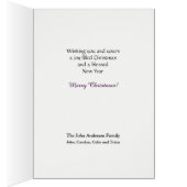 Bethlehem Star Cascade kerstkaart (Binnen (Rechts))