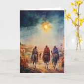 Bethlehem Star Geboorteplaats Kaart (Gele Bloem)