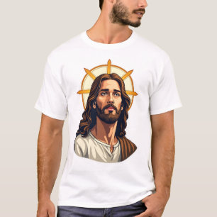 Bethlehem Ster Christus Vintage Graveerkleding Shi T-shirt