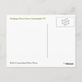 Bethpage Black Course, Farmingdale NY Briefkaart (Achterkant)