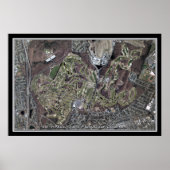 Bethpage State Park Golf Course NY Satellite Map Poster (Voorkant)