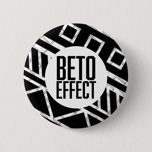 Beto-effect Tribal Round Button (Voorkant)