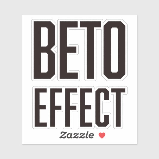 Béto Effet 4X4 Vinyl Sticker (Feuille)