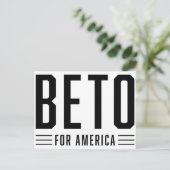 Beto For America Briefkaart #1 (Staand voorkant)